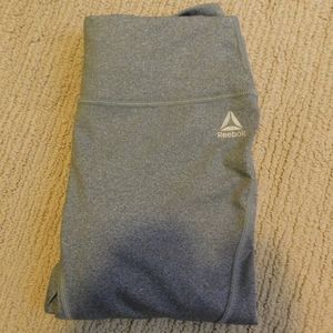 Gray Heather Reebok XS Mesh Athletic Leggings
